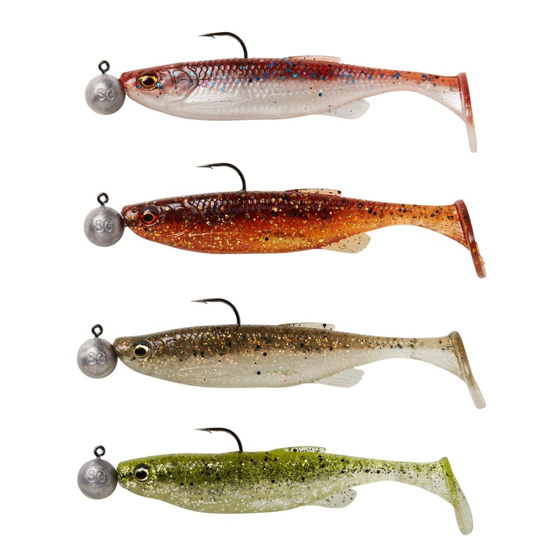 Savage Gear Fat Minnow T-Tail Loaded Clearwater Colour Mix Pack: