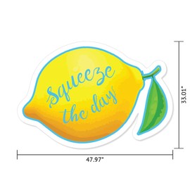 MightySkins Peel and Stick Art Removable Nature Lover Cute VSCO Girl Dorm Room Decor 48" Lemon Sticker Vinyl Wall Decals