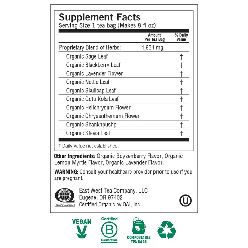 Yogi Tea, Relaxed Mind, 16 Count