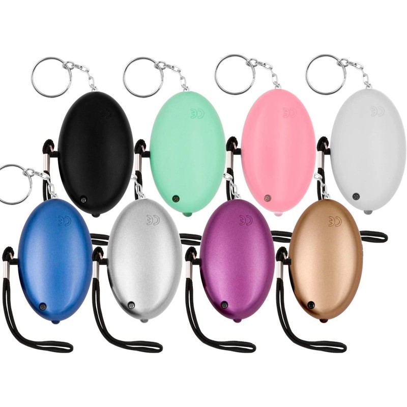 Kosin Personal Alarm 140Db Loud Safety Keychain With Led Light
