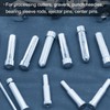 sourcing map 15pcs Round Rods 3.1mm x 100mm High Speed