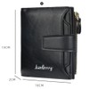 Women's RFID Blocking Wallet PU Small Compact Bi-fold Purse with