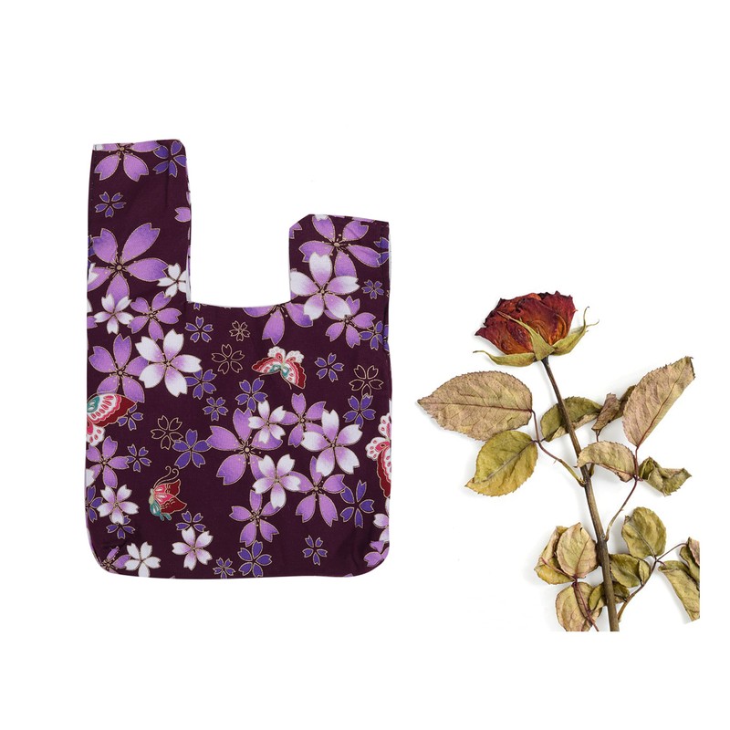 Rubitas Japanese Pattern Pouch, Bag, Drawstring Bag, One Hand, Handbag,