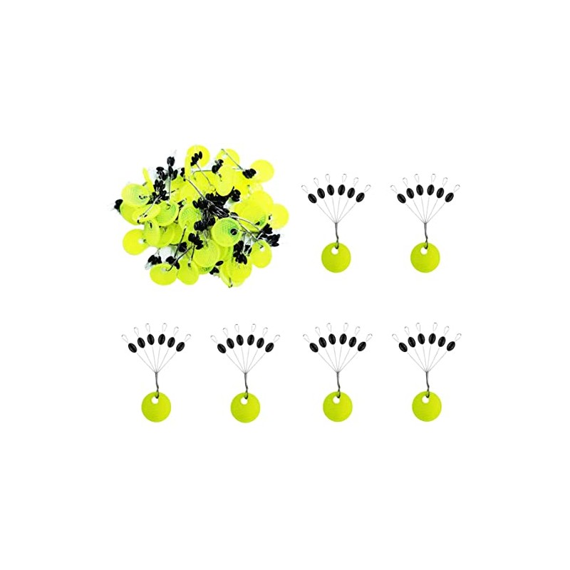 Drchoer Bobber Stoppers for Fishing Line: 150pcs Sinker Float Stops