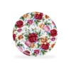 Grace Teaware 7.5" Rose Garden Bone China Dessert Plates Set