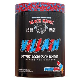 Black Magic Supply Villain High-Stim Nootropic Pre-Workout - Beta-Alanine, L-Tyrosine, & Caffeine - Pump & Focus - 25 Servings (Bombsicle)