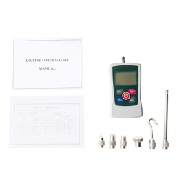 Beslands AMF-500 Digital Force Meter Push and Pull Tester Dynamometer Pressure Push Meter Portable Measuring Units N kg lb Oz