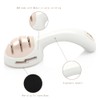 Knife Sharpener for Kitchen, Pink Handheld Sharpener for Repairing and