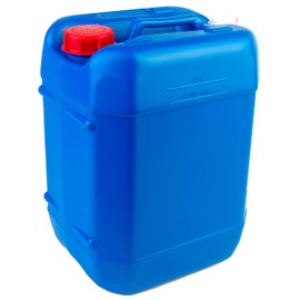 Hudson Exchange - 3012+1120 5 Gallon (20 Liter) Handled Container with Cap, HDPE, Blue