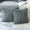 Soleebee Plush Velvet Cushion Covers, Set of 2, Soft Artificial