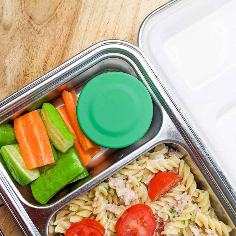 EcoCocoon Stainless Steel Leak-Proof Snack Pots - Set of 2,