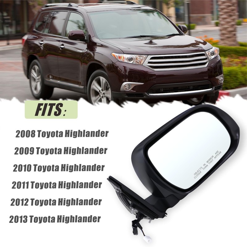 Lqito Right Passenger Side Mirror Compatible With 2008 2009 2010