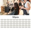 50pcs Hair Extension Clips Set Stainless Steel DIY 8 Teeth