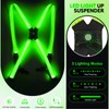 Light Up Suspenders LED Safety Lights for Walking at Night,