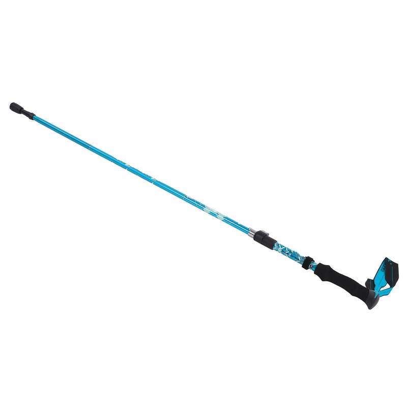 Hiking Pole Aluminium Alloy Telescopic Collapsible Multifunctional Outdoor Walking Stick