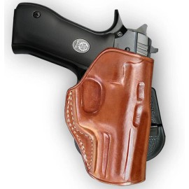 Masc Holster Fits Baby Desert Eagle II 9/40/45 COM 3.64”BBL Leather Paddle Holster #1235# RH