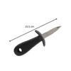 Fackelmann 43780 Coltello per ostriche, Acciaio Inossidabile, Grigio, 16 x