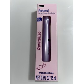 B.pure Rodillo de retinol para debajo de los ojos, sin fragancia, con ácido hialurónico y retinol, 0.5 onzas líquidas