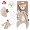 Fehn FehnNATUR Baby Comforter Teddy Bear with Organic Cotton -