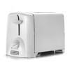 Dominion 2-Slice Toaster with Shade Control, Slide-Out Crumb Tray, Auto-Shutoff,