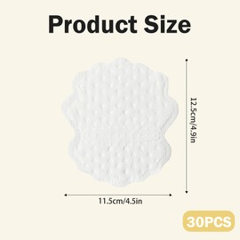 30PCS Sweat Pads White Sweat Block for Women Men Armpit Sweat Pads Invisible Armpit Sweat Stopper Unflavored and Ultra Thin Sweat Patches Anti Sweat Disposable Sweatpads for Sports Daily Wear