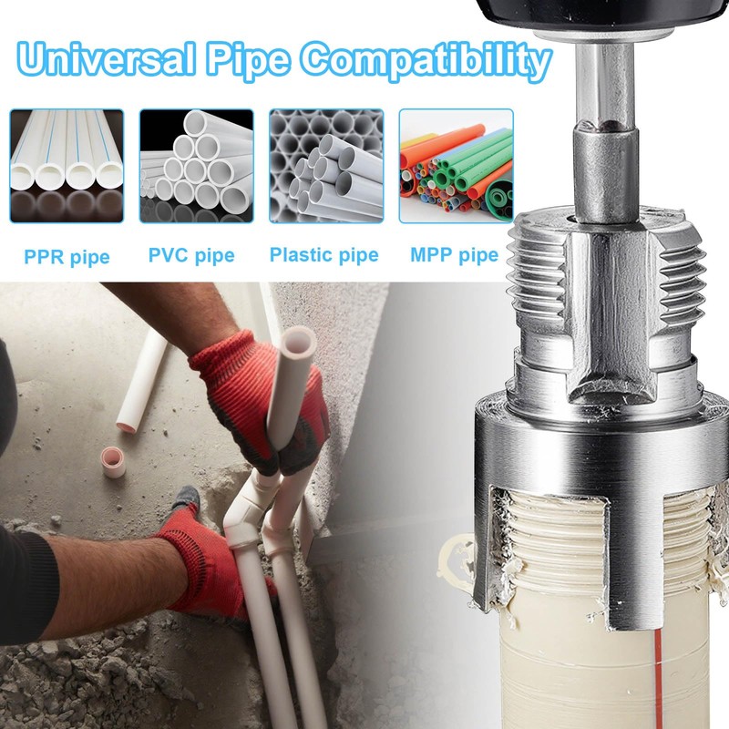 Integrated Internal & External Pipe Threading Tool,New Pipe Thread Cutting