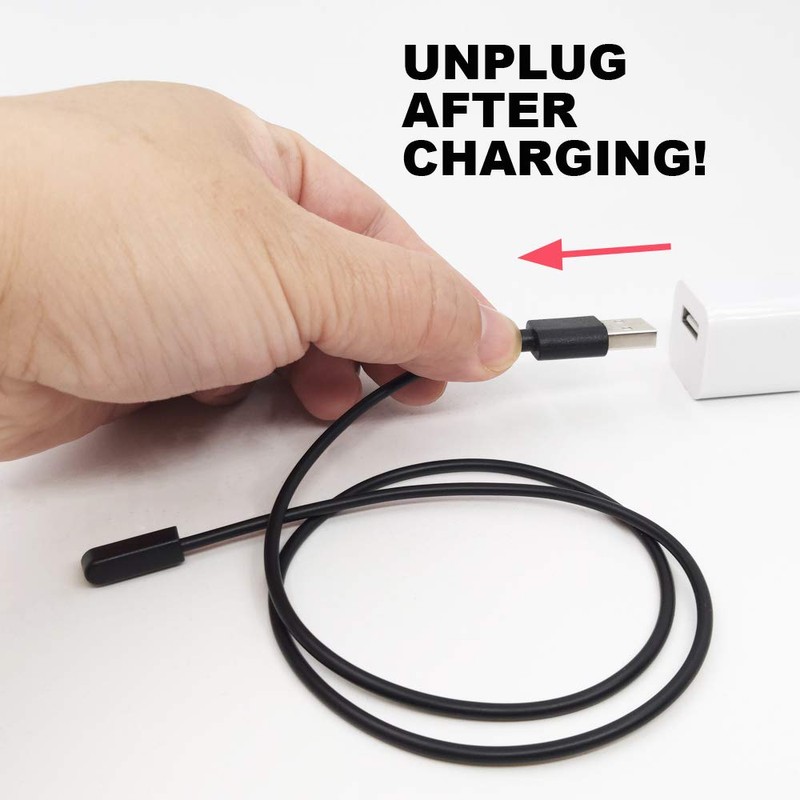 smaate Smart Watch Charger Cables Compatible with TOZO S3 1.83”