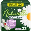 Naturella Nocturna, Toallas Femeninas, 32 Unidades, 8 Zonas de Absorción