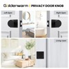 goldenwarm Black Door Knobs Interior, Privacy Matte Black Interior Door