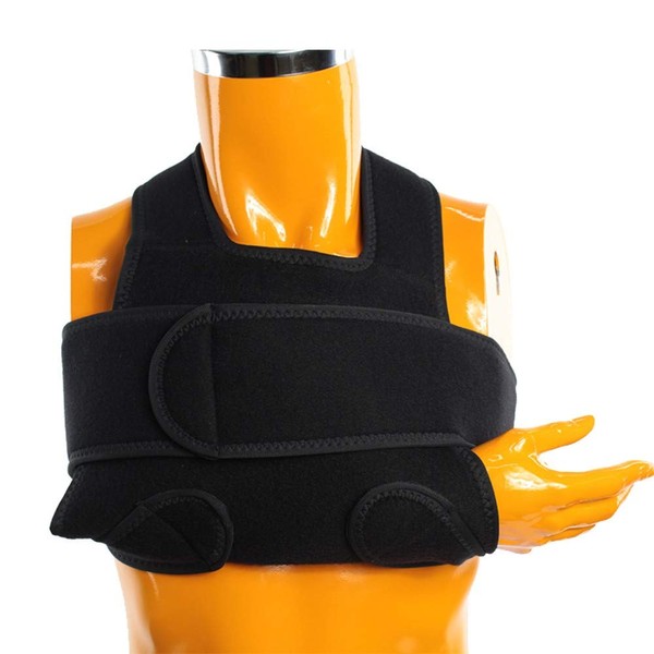Shoulder attachment with terry cloth, special sponge material, lined with terry towelling for maximum comfort, immobilisation s