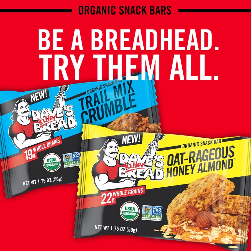 Dave's Killer Bread Organic Snack Bars Cocoa Brownie Blitz