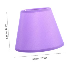 SWOOMEY Fabric Lampshade Floor Lamp Shade Home Lampshade 10x17cm Wall Light Shade Cover Vintage Lamp Shade Lampshades for Table Lamp Chandelier Lamp Shades Iron Wall Lamp Shade To Weave Purple