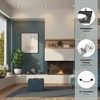 ledscom.de 2 pcs. recessed Ceiling Frame RIR, Angular, swivelling, Black