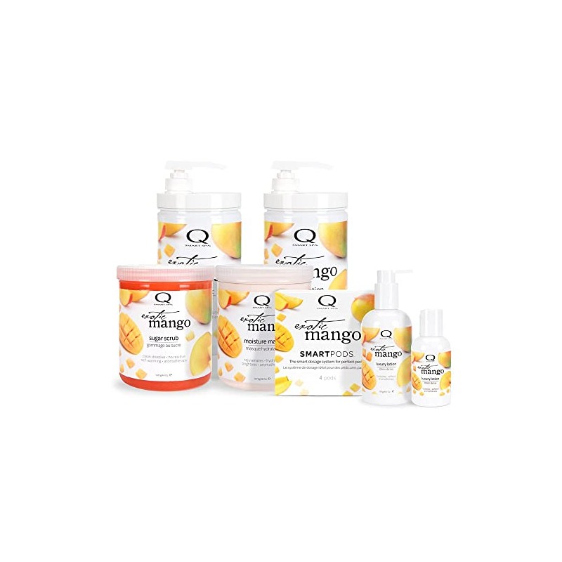Qtica Smart Spa Sugar Scrub 44 oz, Exotic Mango by