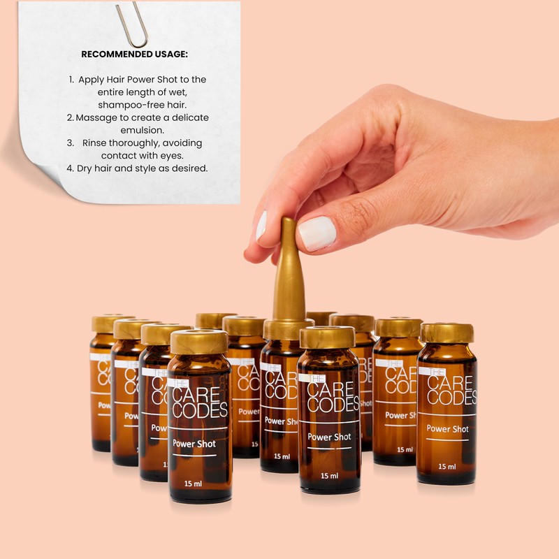 The Care Codes Hair Power Shots Intensive Hair Care 12