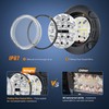 Nilight Flush Mount LED Light Pods 2PCS 5Inch 36W Upgraded
