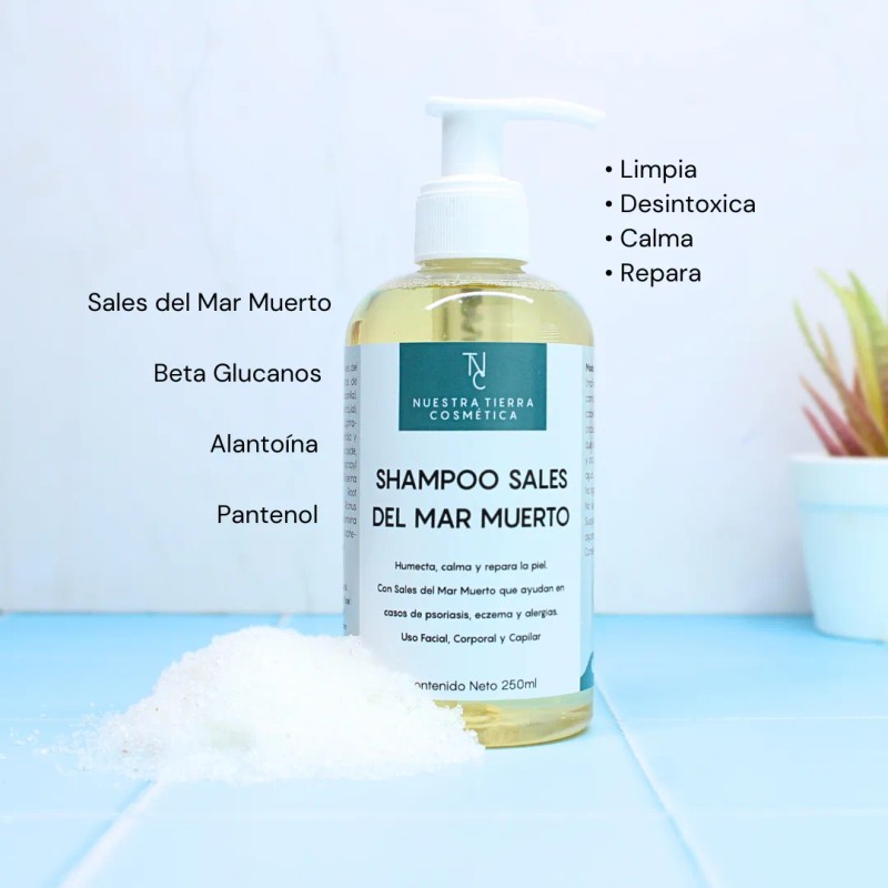 Shampoo Sales Minerales Calmante, Regenerante Piel/cabello