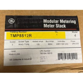 General Electric Circuit Breaker Cover, General Electric Meter Stack TMP8512R, Meter MOD III