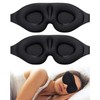 MYGLOAR 2 x Silk Sleep Mask for Side Sleeping, 3D