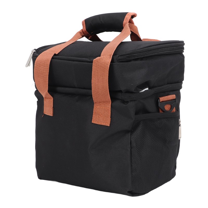 Lunch Bag 2 Deck Messenger Large Capacity Waterproof Leakage Proof