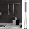Ntcpefy 2 Pieces Stainless Steel Ball Whisk Wire Egg Whisk