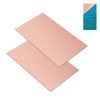 WINFOX 2 Pack 99.9% Pure Copper Sheet Plate, 200mm x