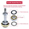 GELASKA 2 Pack 604214 Spindle Assembly with 603987 Spindle Pulley