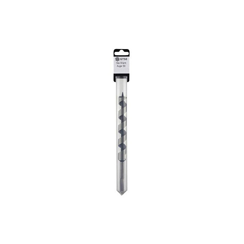 GTSE 19mm x 235mm Auger Hex Shank Drill Bits, Cuts