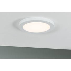 Paulmann Cover-it 95389 LED Panel 2-in-1 225 mm Neutral White Round Including 1 x 16.5 Watt Ceiling Light White Matt Ceiling Light Plastic Living Room Lamp 4000 K