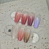 Gradient handmade nail tip color selection available - Short Round
