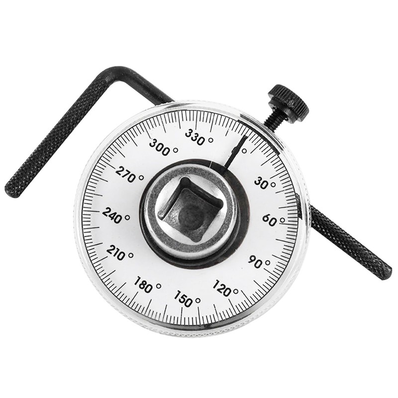 Xrten 1/2" Torque Angle Meter,360 Degree Angle Tool Stainless Steel