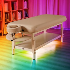Master Massage Aurora RGB Ambient Lighting System for Massage Tables – Atmosphere Light, Multiple Colors LED Strips Create Relaxing Environment for Spa Salon Bed. Easy Install (Ambient Light Only)