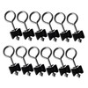 Mikinona 12 Sets Trampoline Fixing Screws Galvanized Steel Replacement Parts