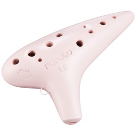 Popolo S-AC Ocarina (Alto C), safety pink